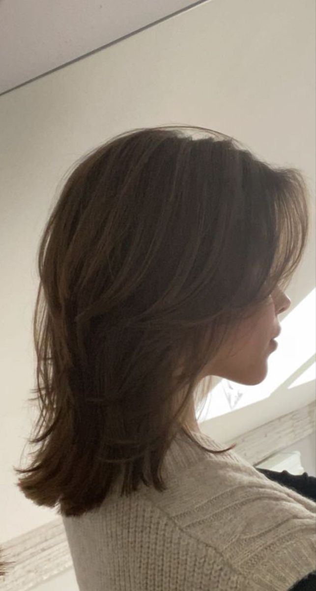 Style moderne wolf cut