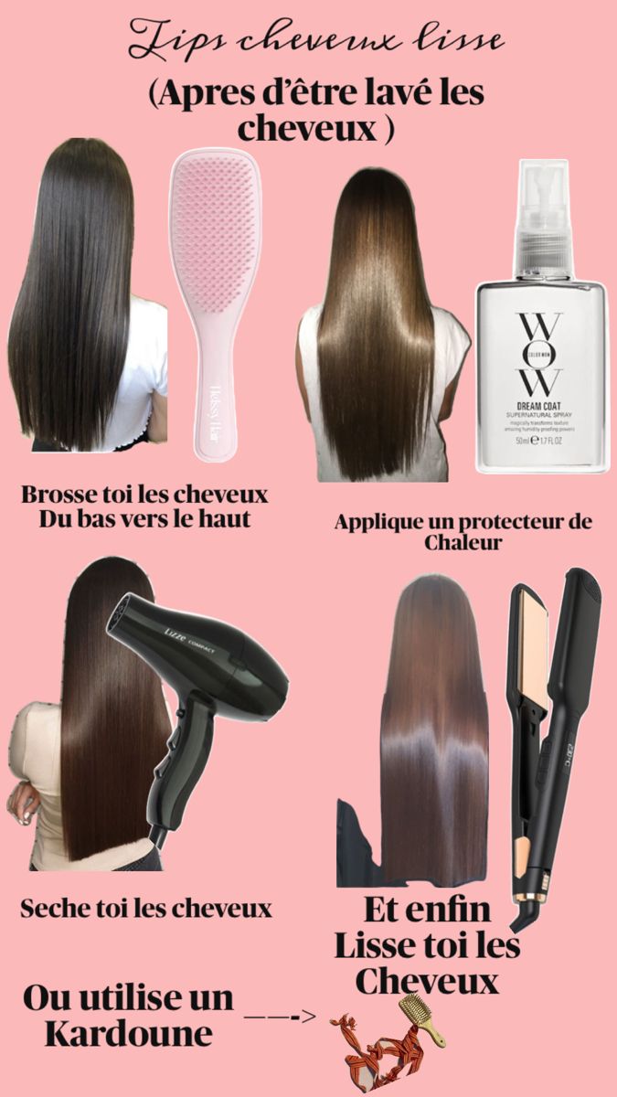 Conseils cheveux lisses efficaces