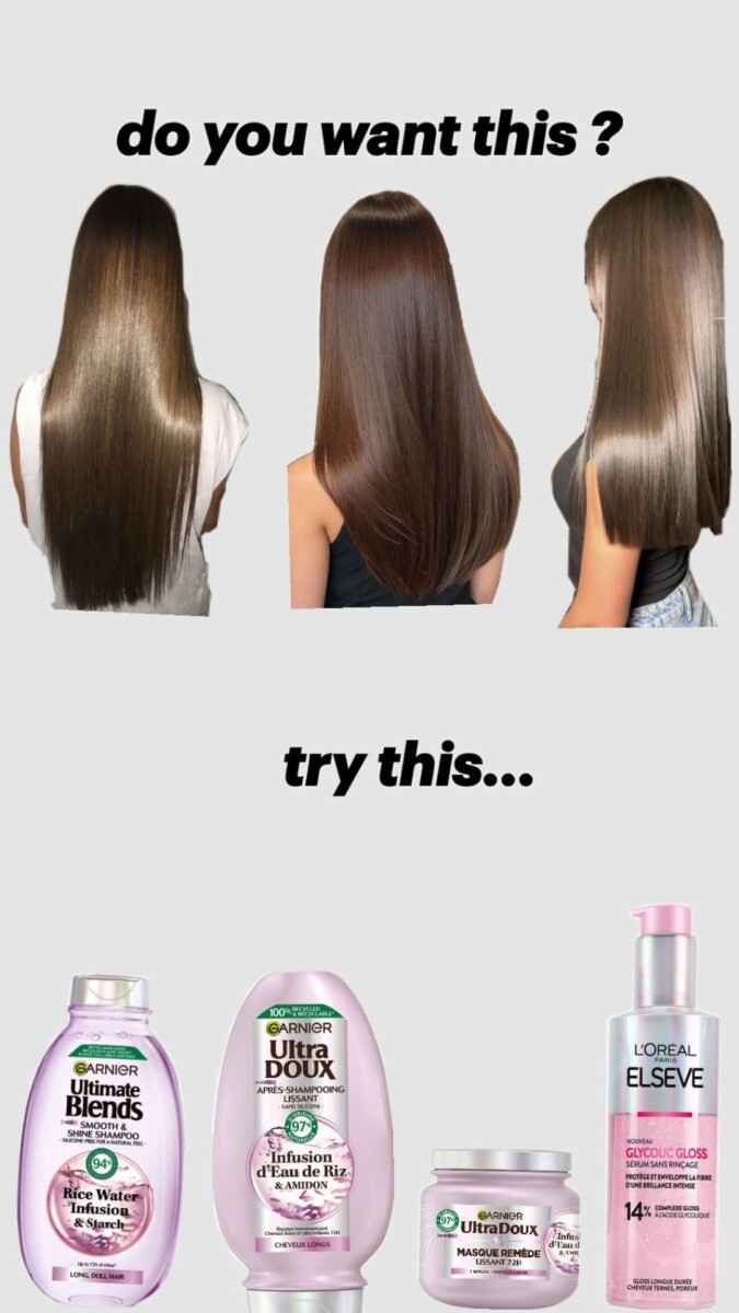 Astuces pour avoir cheveux lisses