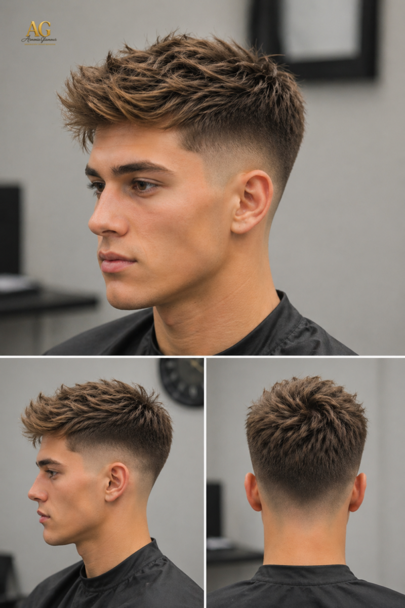 Coupe moderne homme court