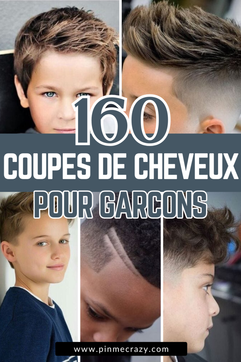 Style de cheveux garçon moderne