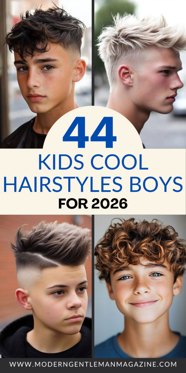Tendance coiffure garçon moderne