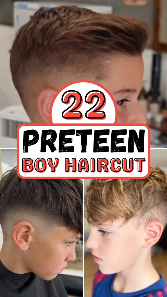 Style de cheveux garçon moderne