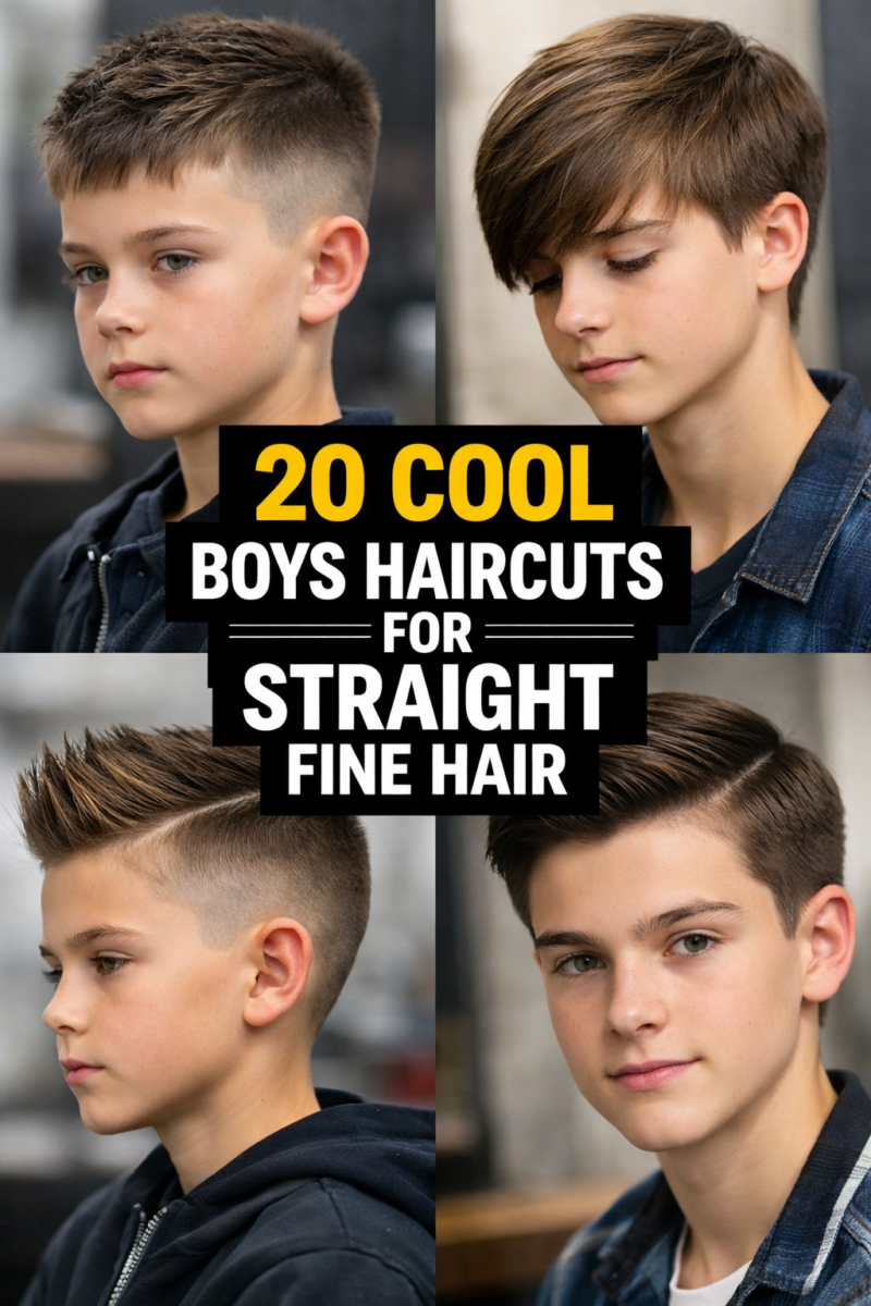 Tendance coiffure garçon moderne