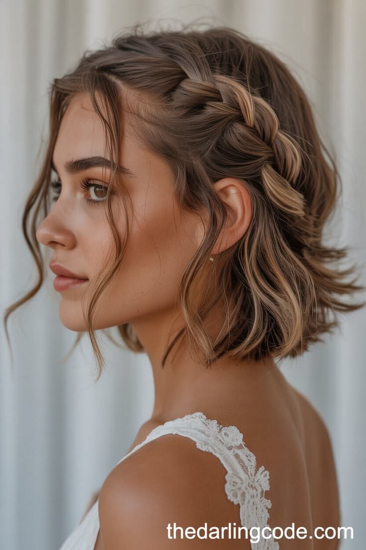 coiffure élégante cheveux court