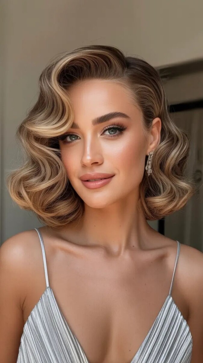 style mariage cheveux court
