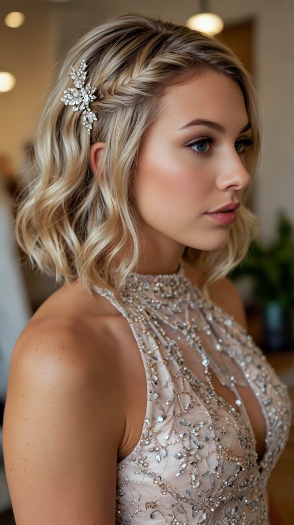coiffure élégante cheveux court