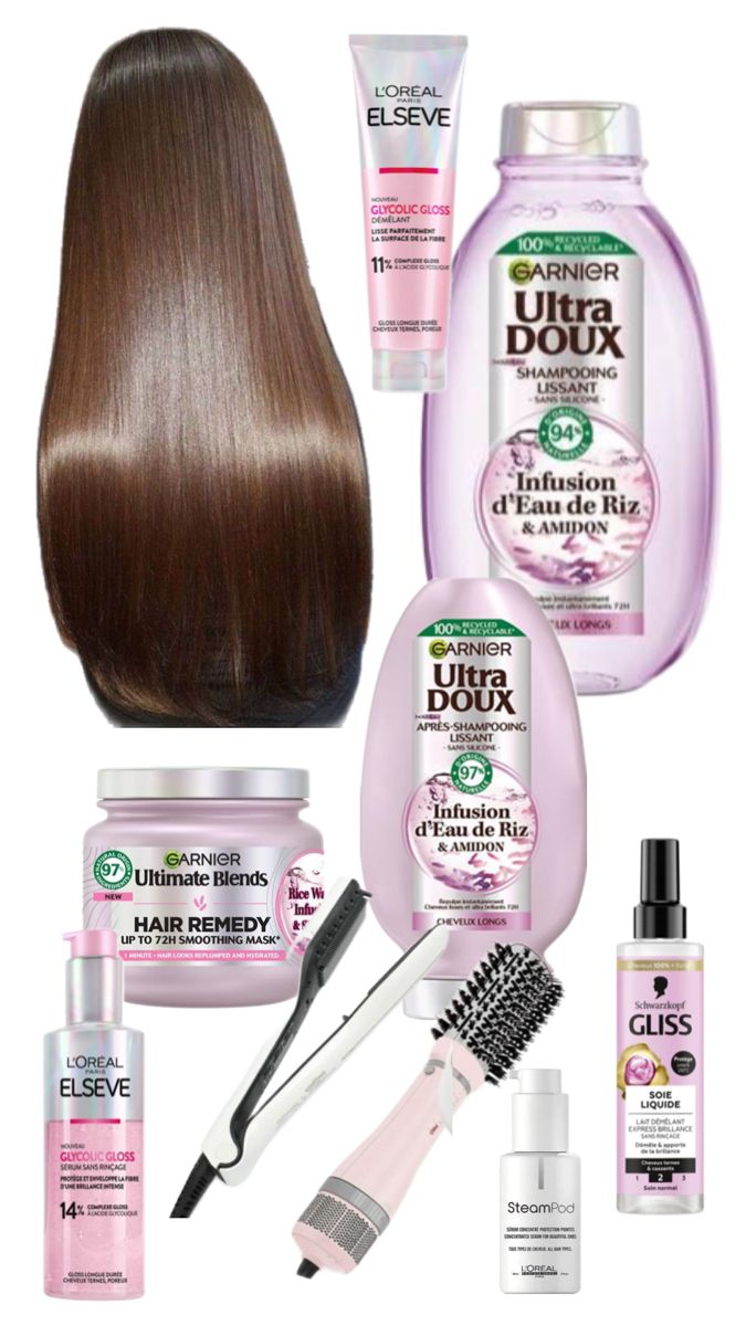 Produits pour cheveux lisses