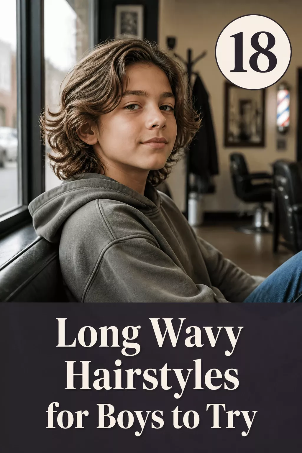 Coiffure enfant cheveux longs