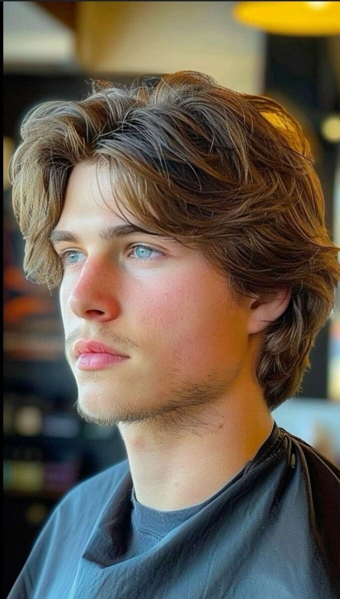 Cheveux mi-longs enfant