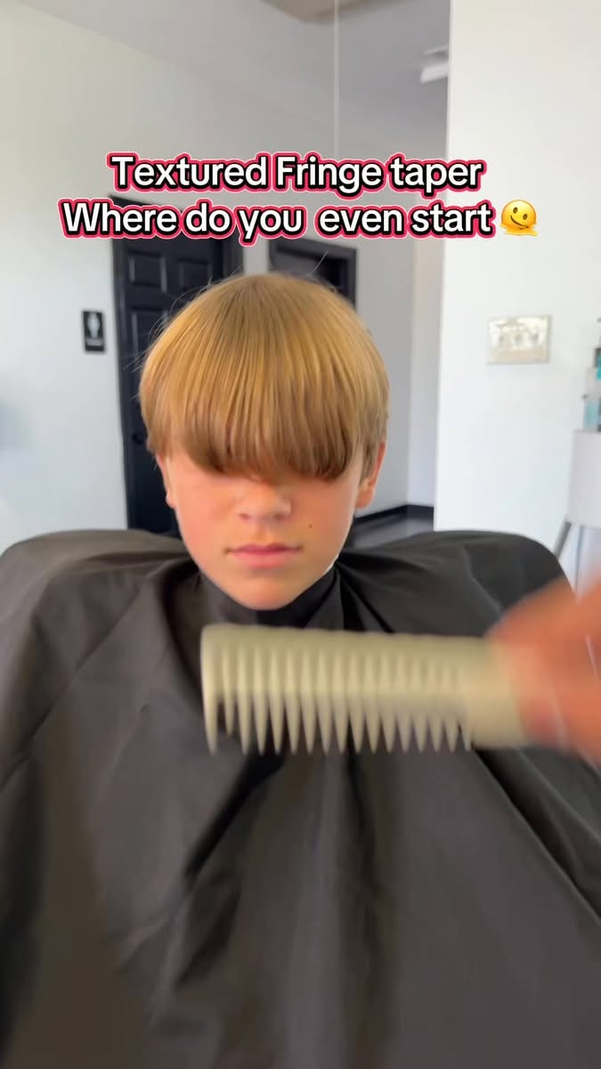 Style cheveux longs garçon