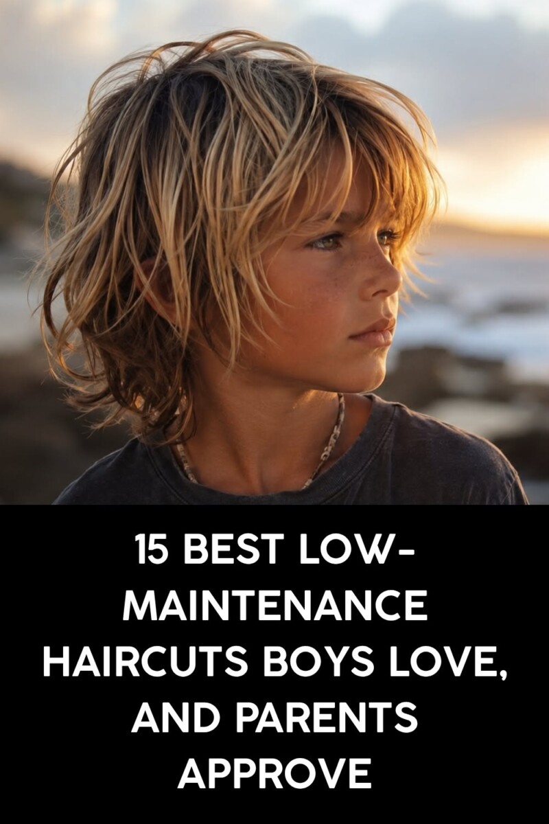 Entretien cheveux longs garçon
