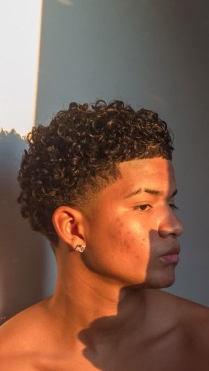 Dégradé pour cheveux bouclés