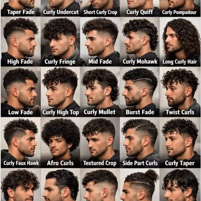 Coupe de cheveux homme frisé et bouclé : choisir selon la densité