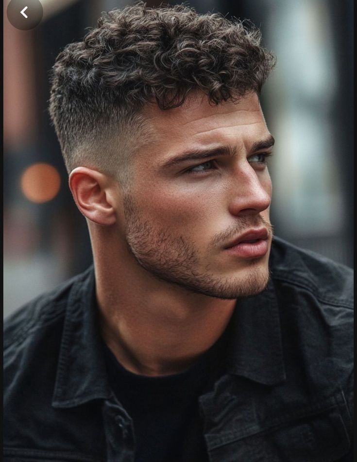 Densité cheveux frisés homme