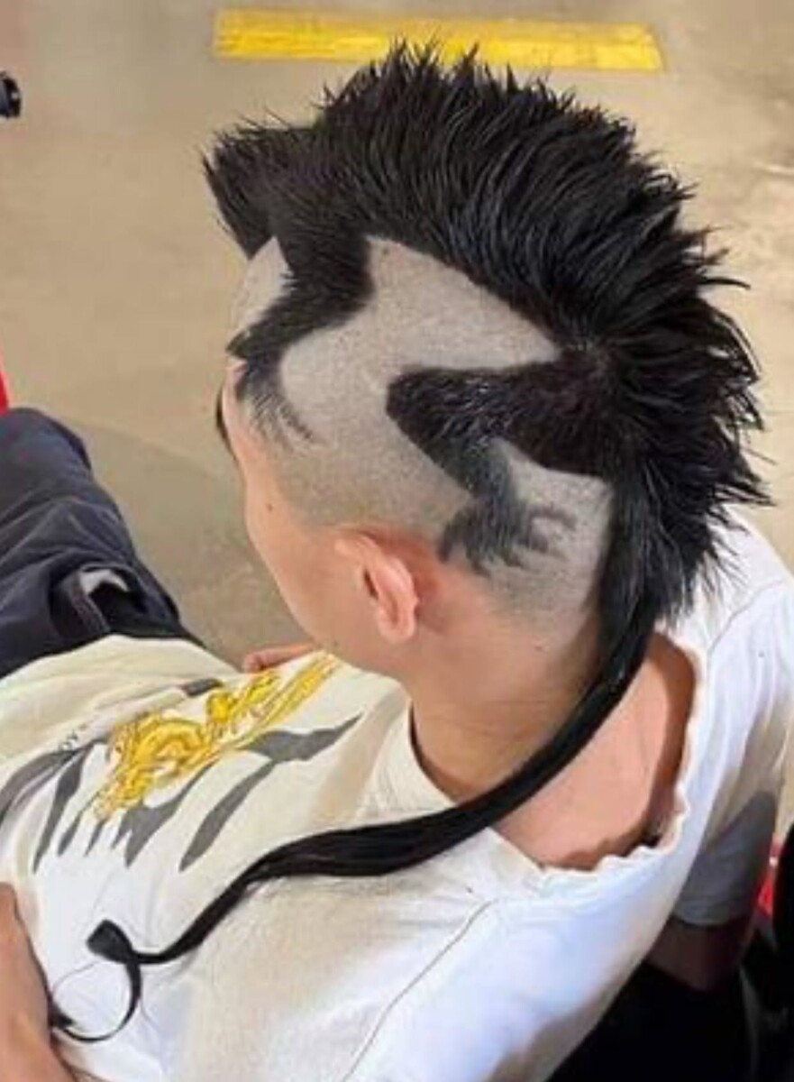 Style dégradé pour boucles masculines