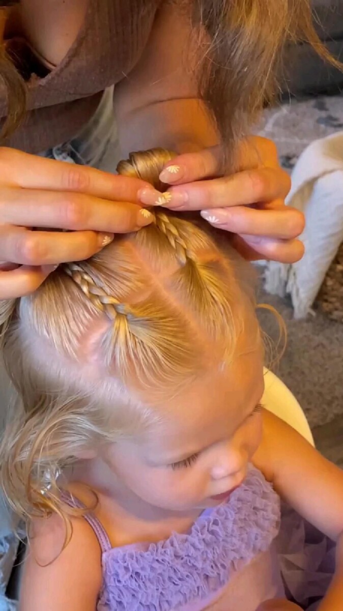 coiffure express pour fillette