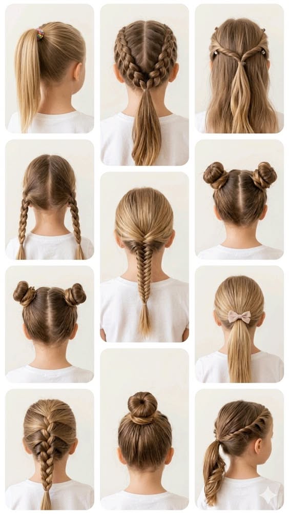 idée coiffure enfant simple