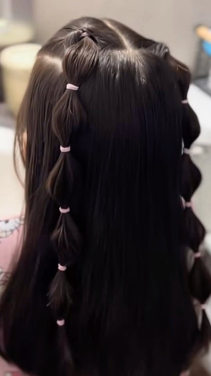 coiffure express pour fillette