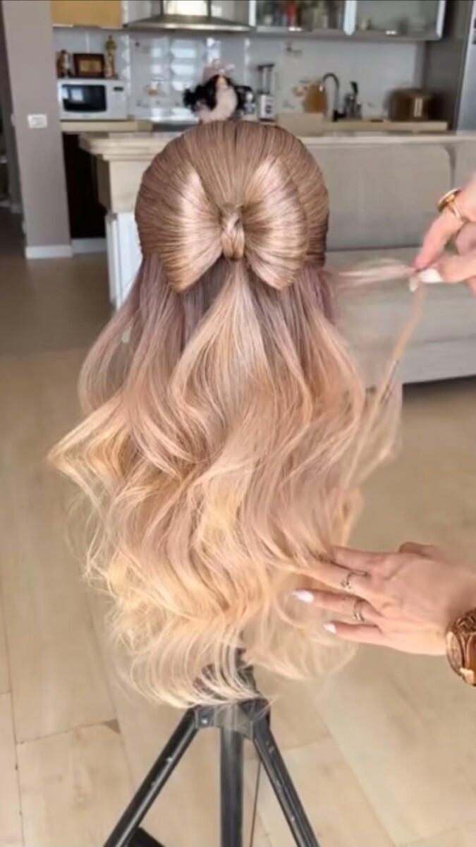 coiffure facile mariage fillette
