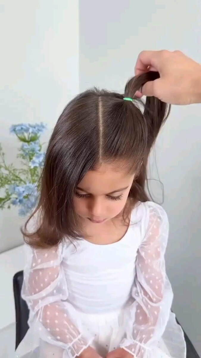 chignon mariage fille simple