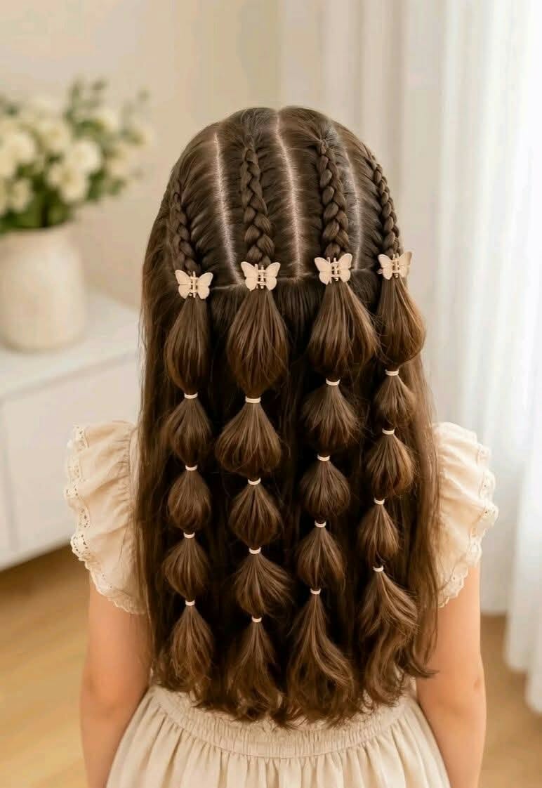 coiffure rapide cérémonie enfant