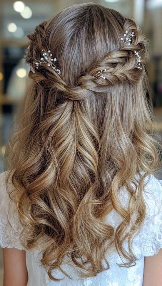 chignon mariage fille simple