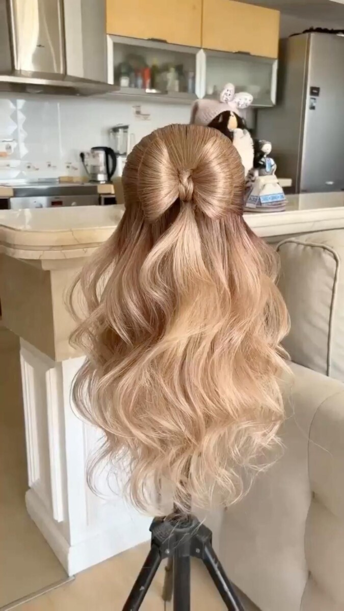 coiffure facile mariage fillette