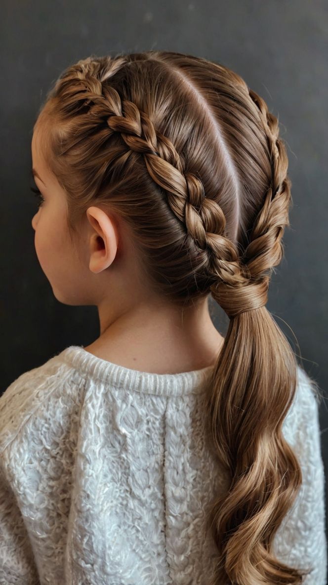 chignon mariage fille simple