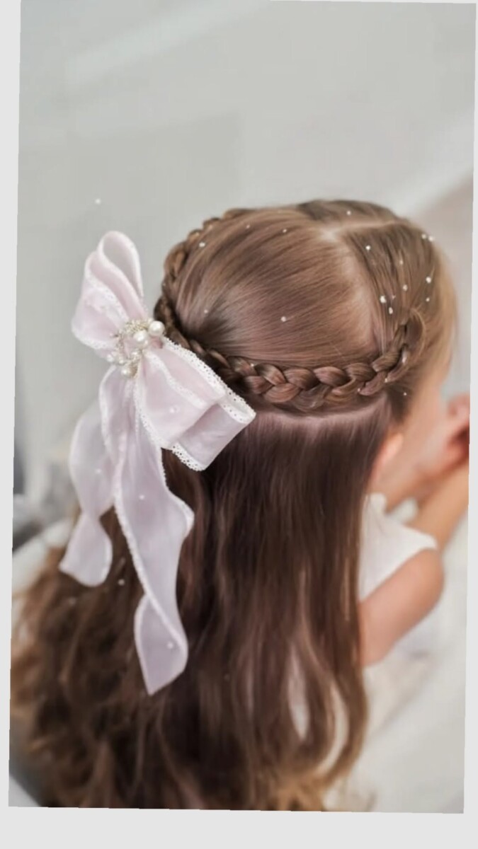 coiffure rapide cérémonie enfant