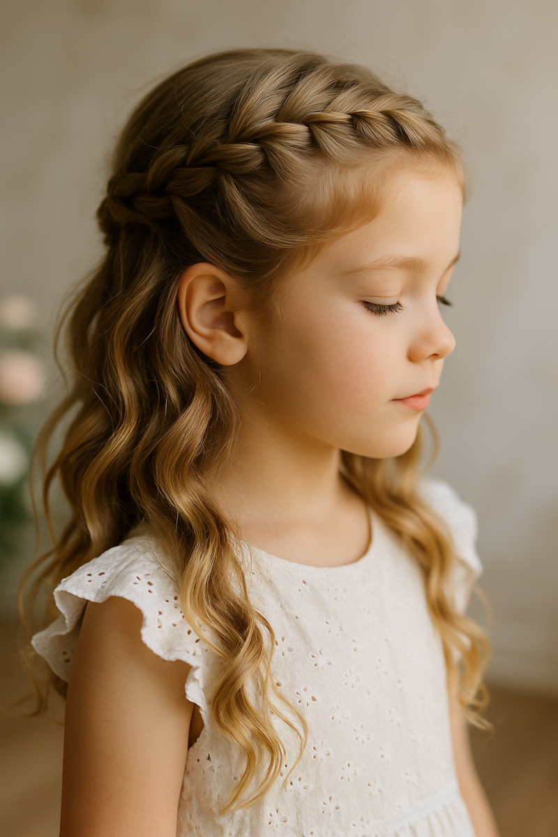 chignon mariage fille simple