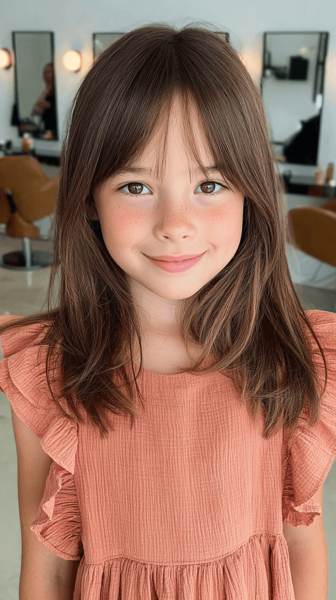 Coiffure enfant cheveux fins