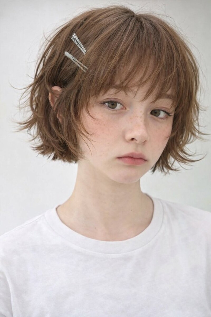 Volume cheveux petite fille