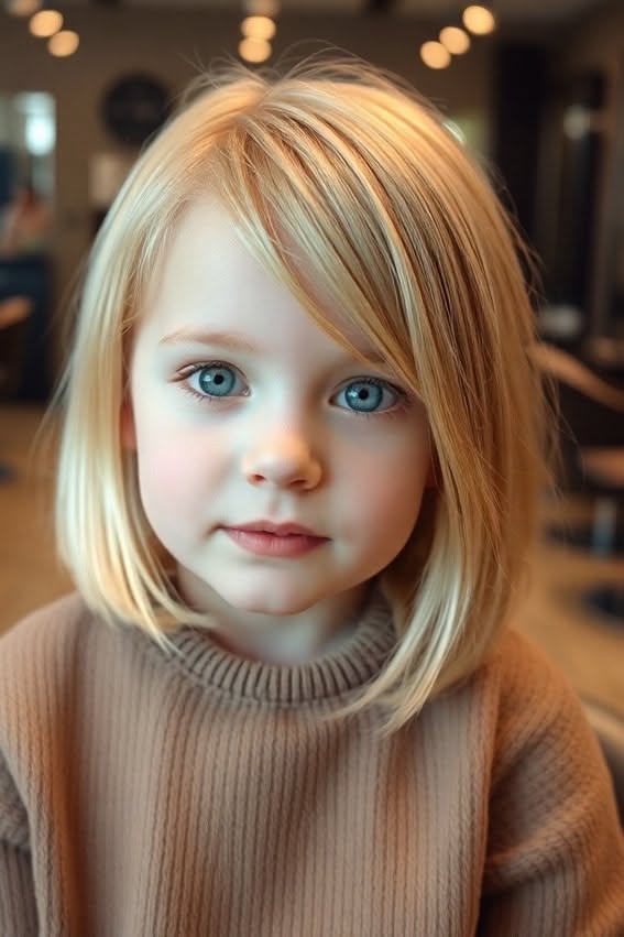 Coiffure enfant cheveux fins