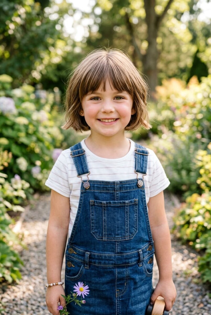 Coiffure enfant cheveux fins
