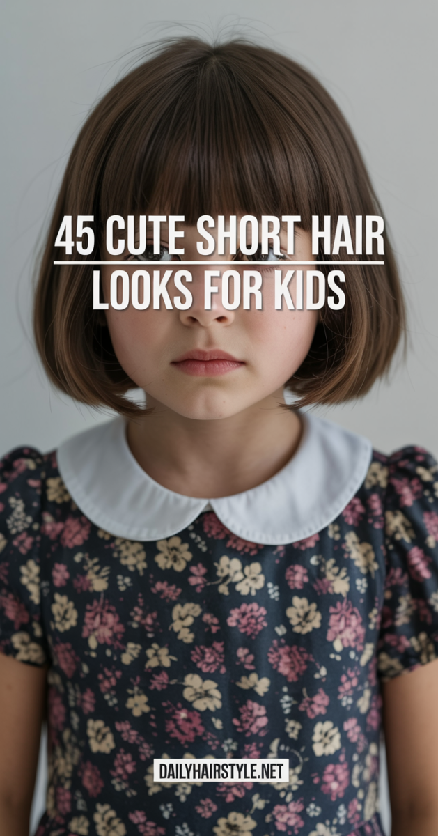 Modèles cheveux courts fille