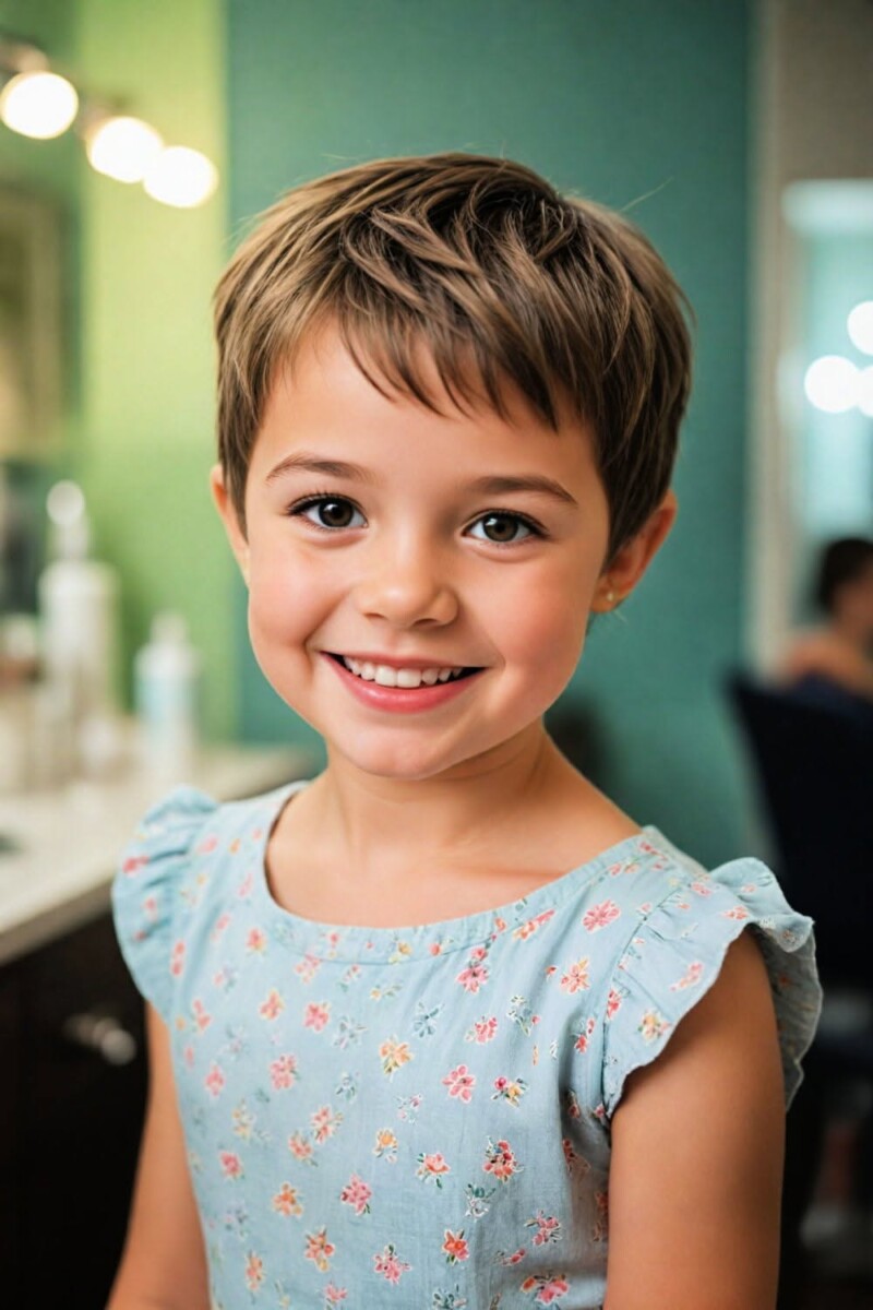 Entretien coupe courte enfant