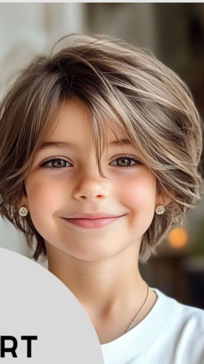 Style coupe courte enfant