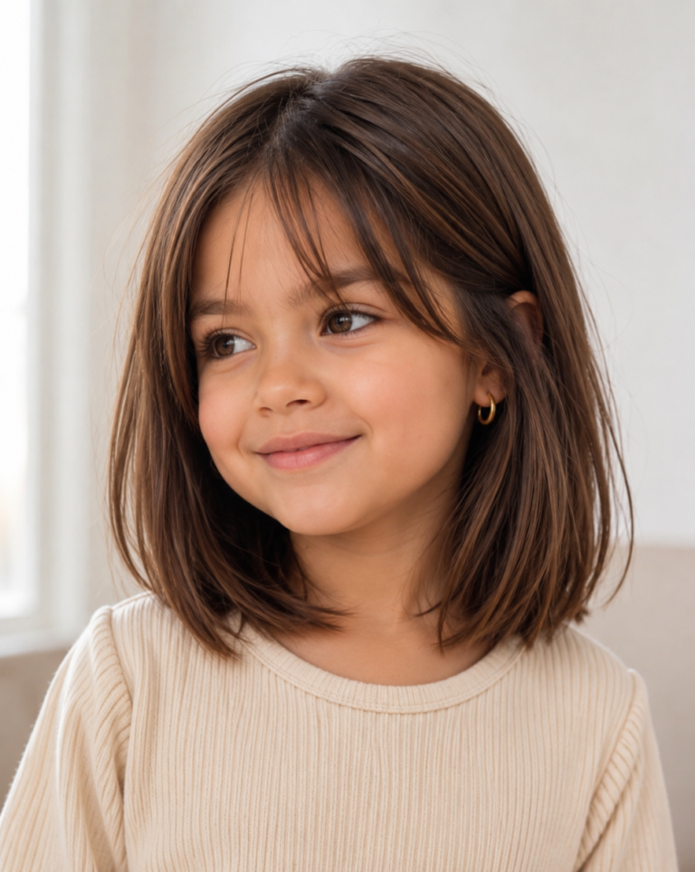 Coupe cheveux fins enfants