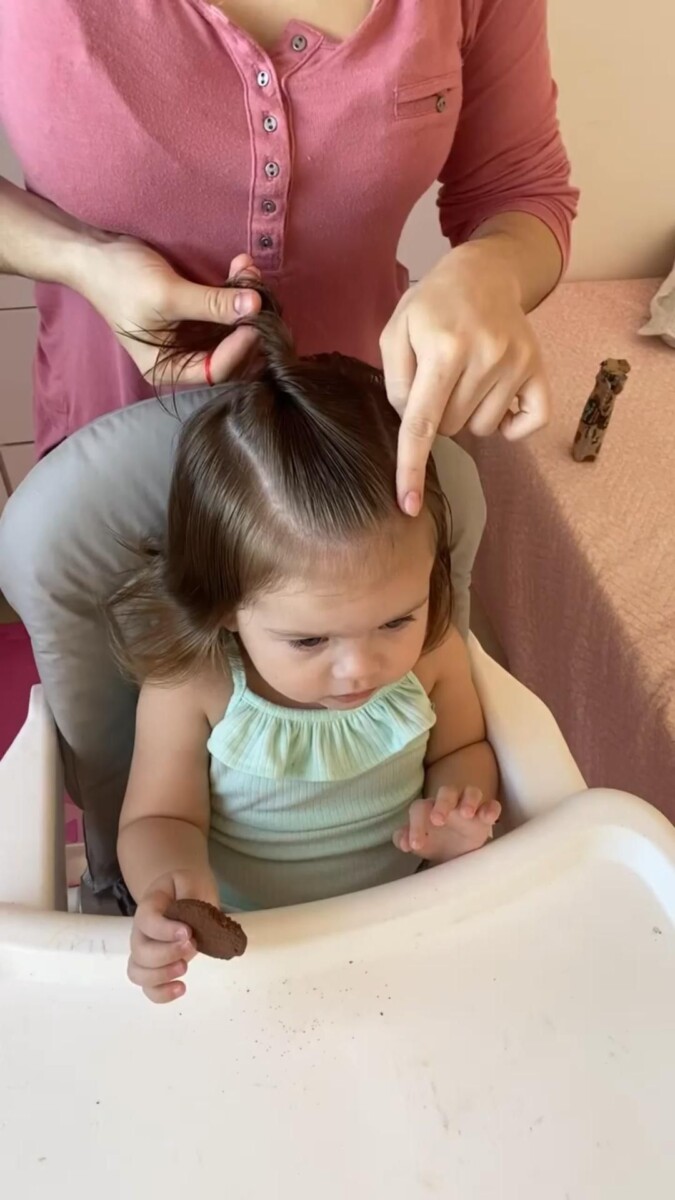coiffure douce fille cheveux fins