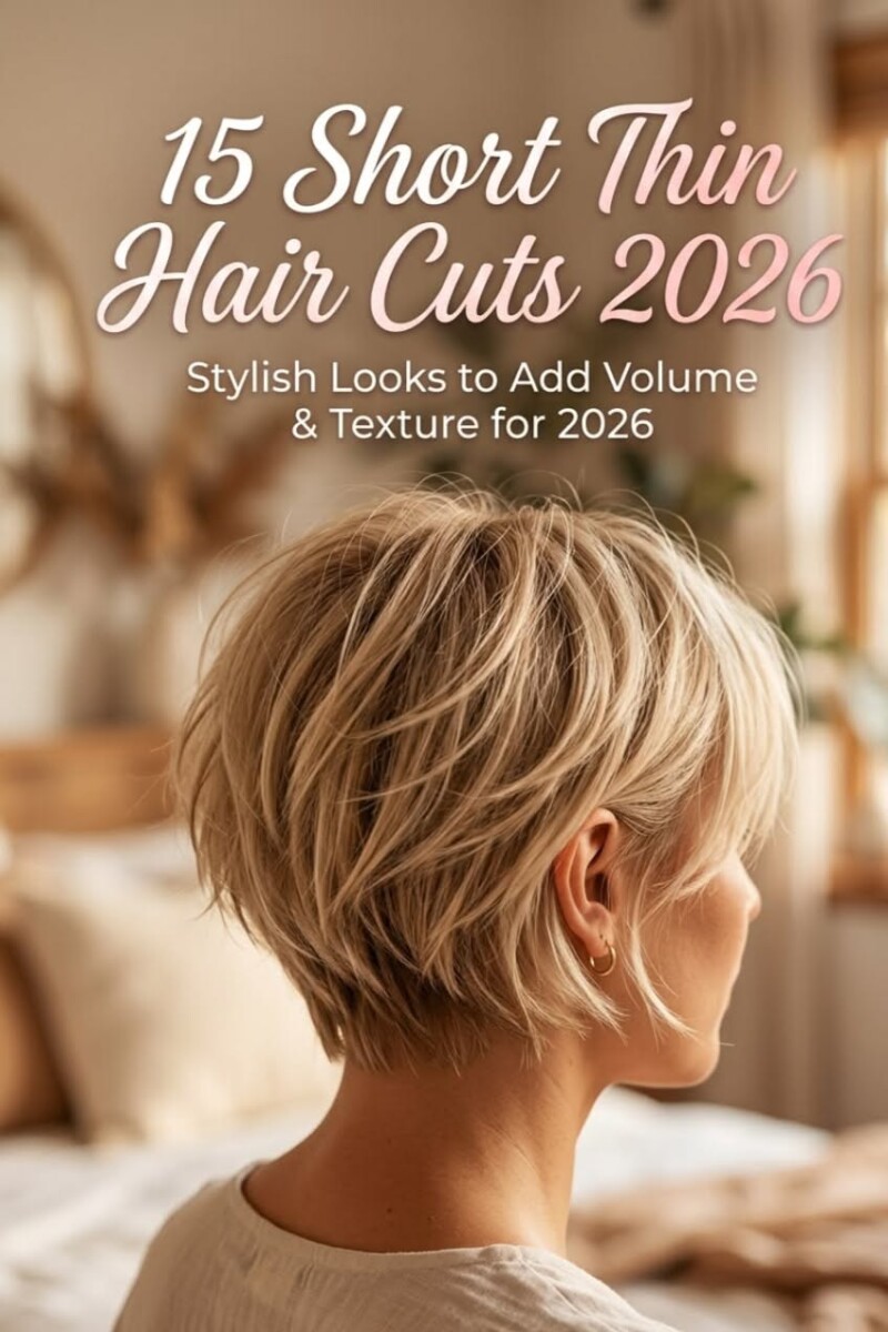 Relooking cheveux fins courts