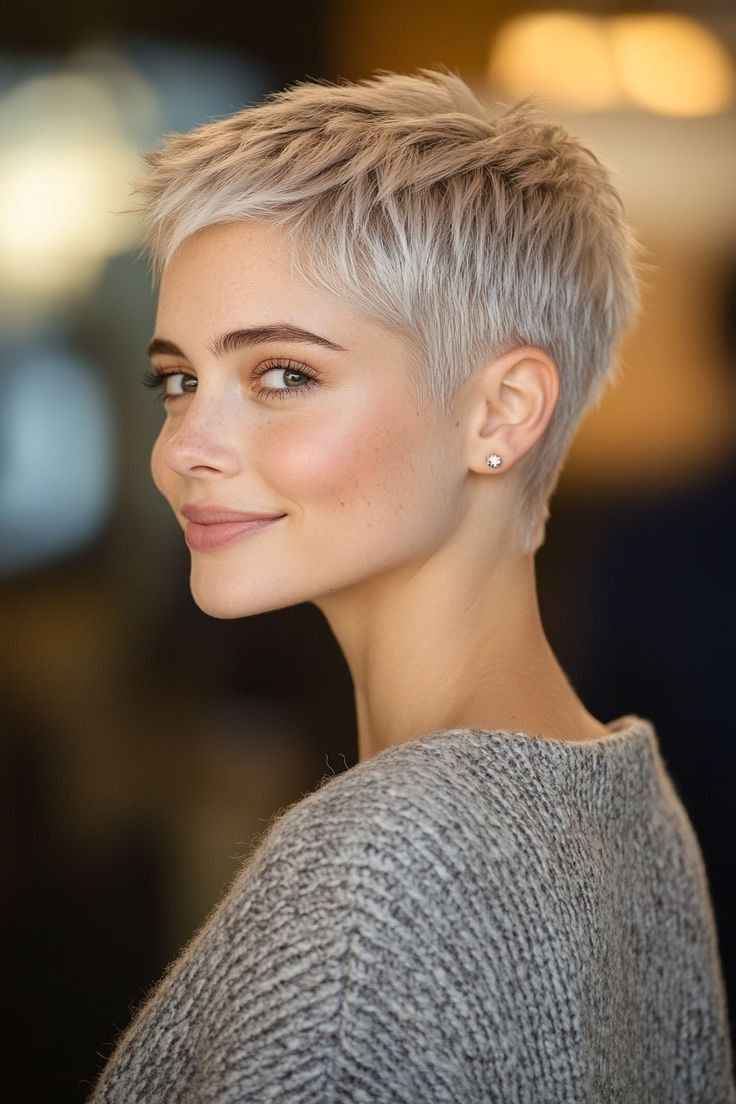 Style court cheveux fins