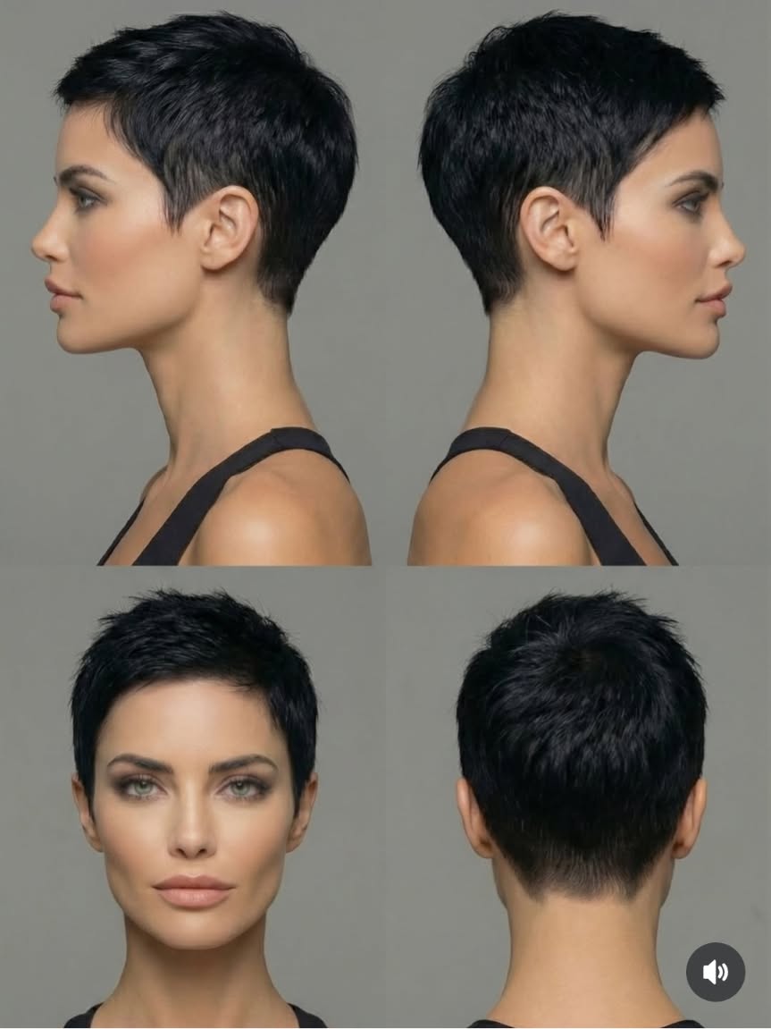 Style court cheveux fins