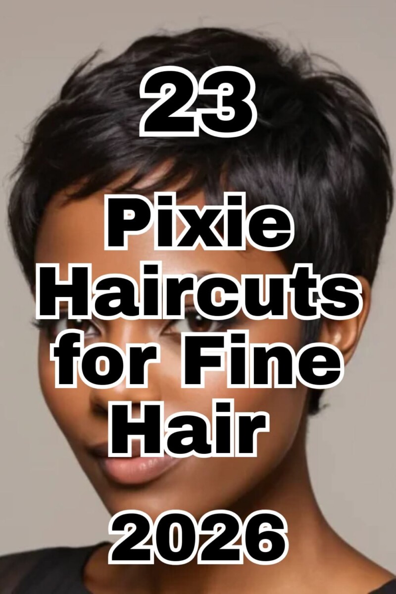 Coupe moderne cheveux raides