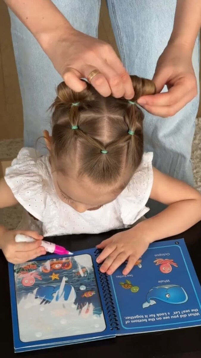 Tresses pour fille cheveux courts