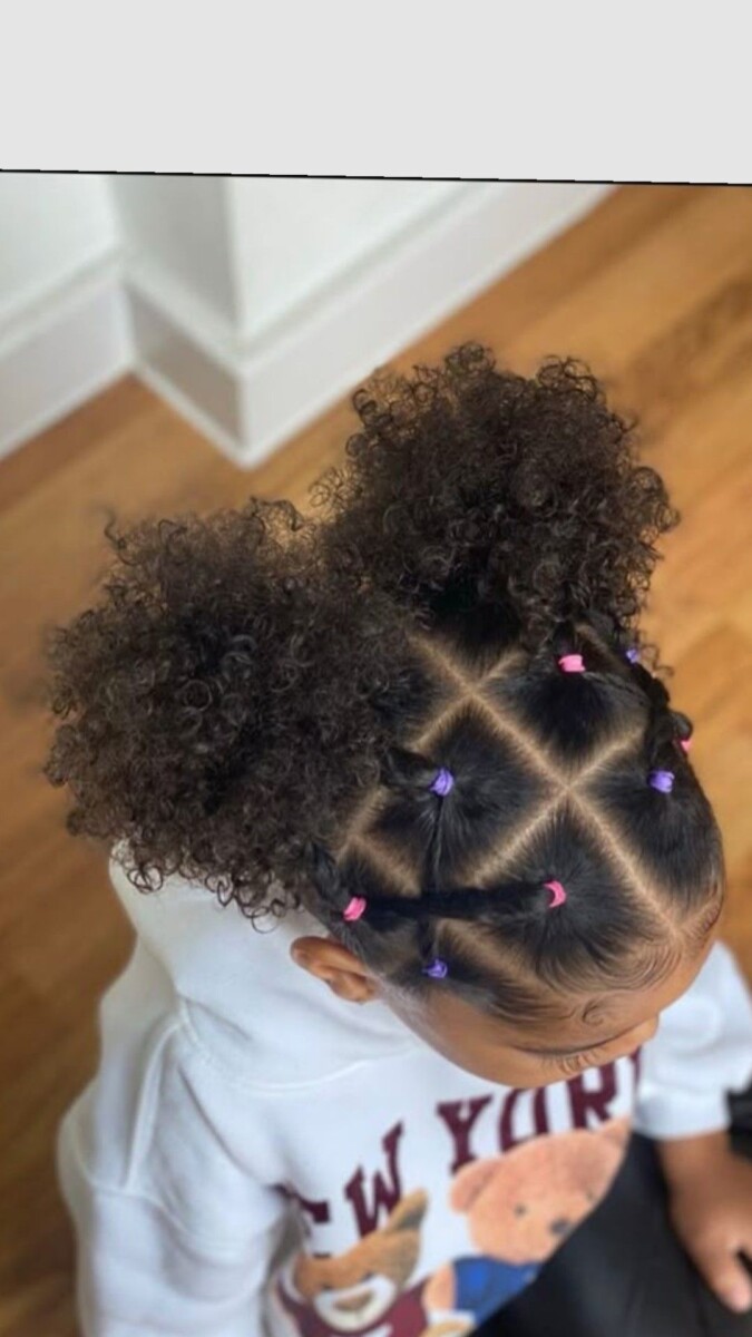 Tresses pour fille cheveux courts