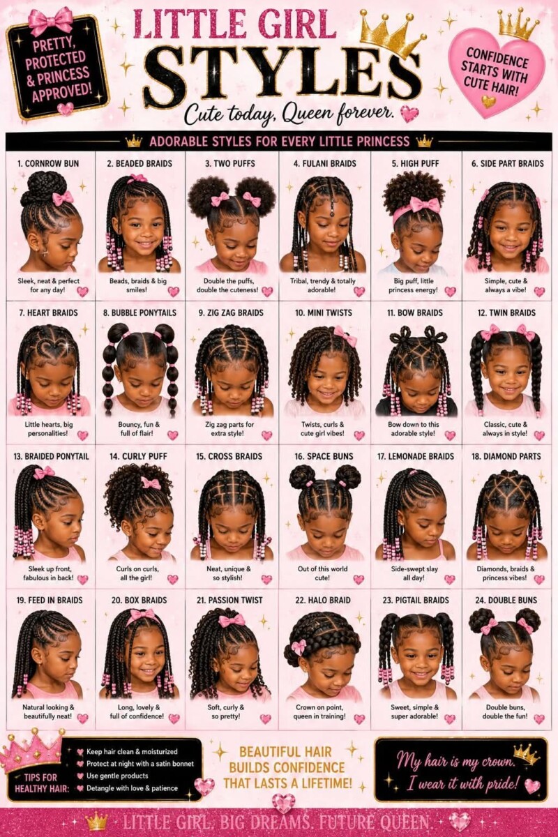 Styles cheveux courts enfant