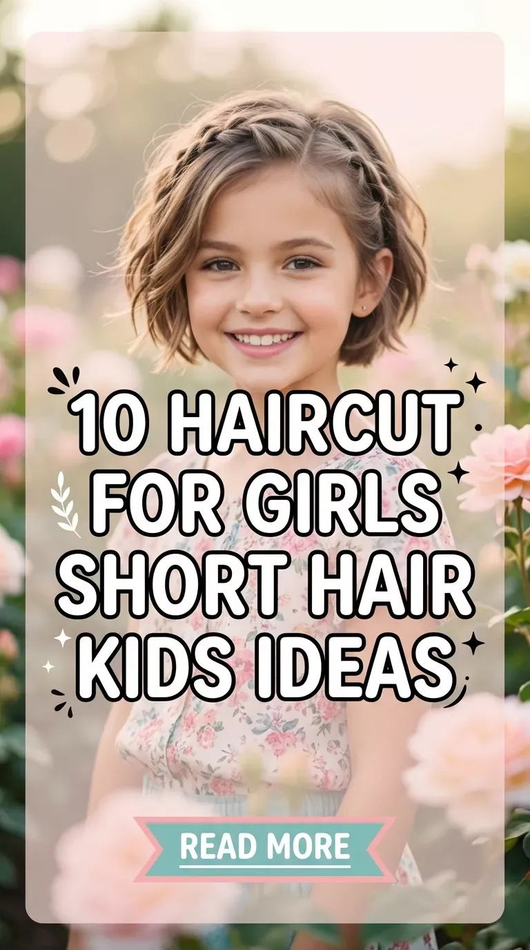 Coupe pixie pour fille