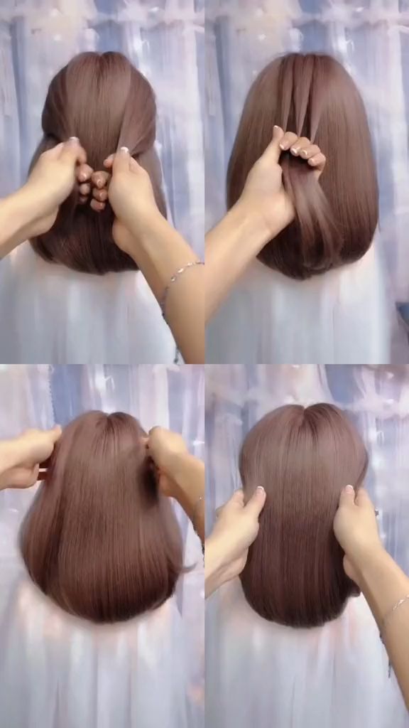 Style court cheveux bouclés