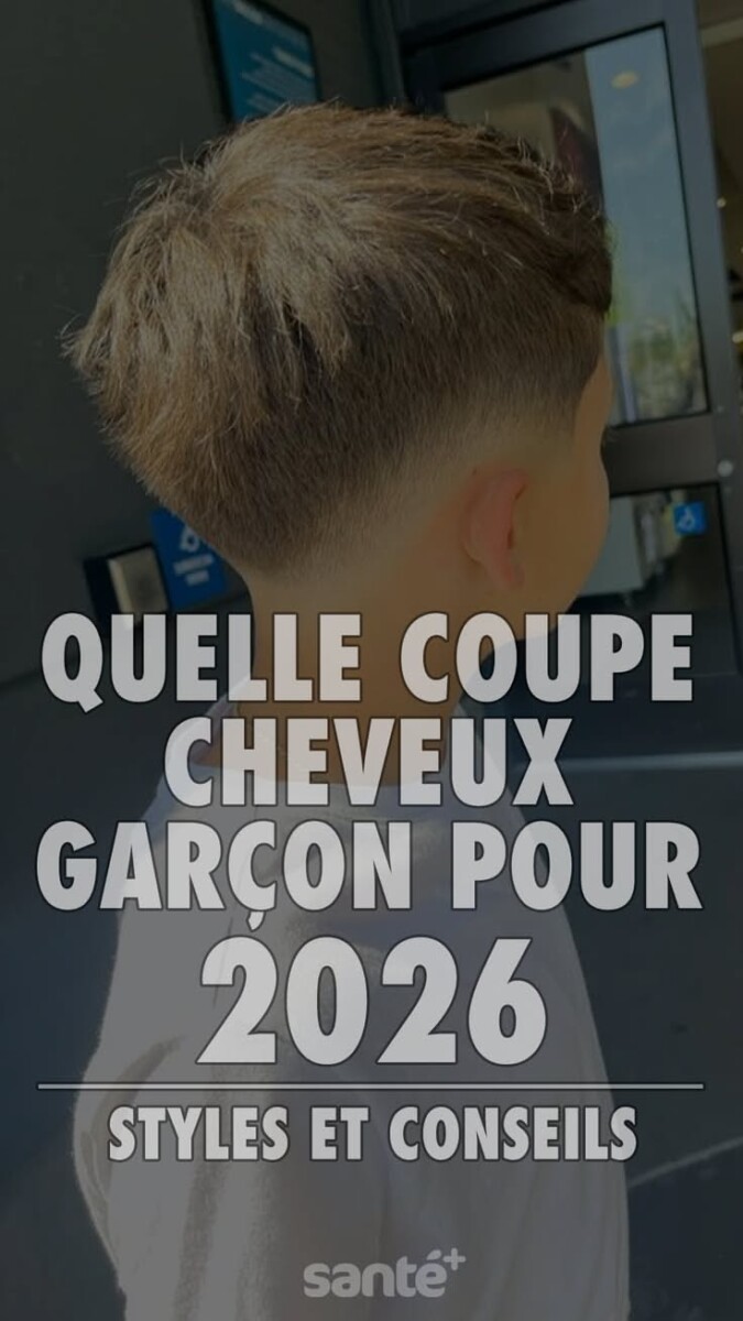 Coupe tendance garçon 10 ans